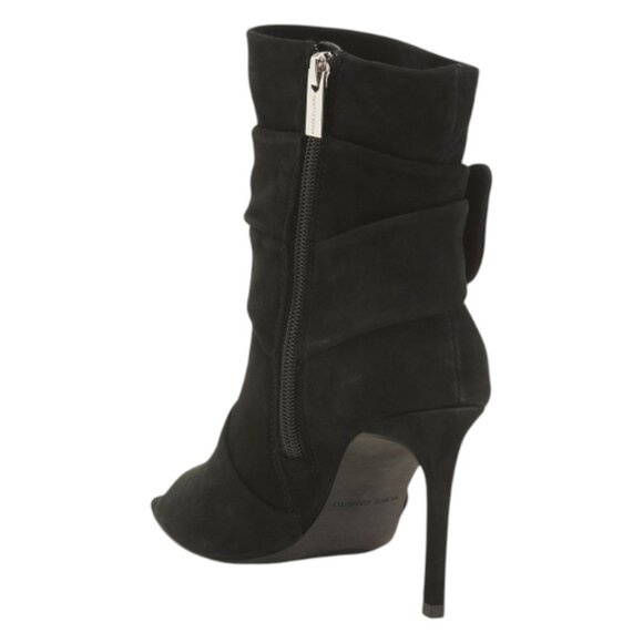 VINCE CAMUTO Suede Antaya Open Toe Booties - Picture 3 of 3